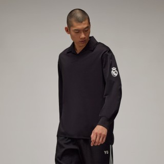 Y-3 Real Madrid Travel Poloshirt met Lange Mouwen