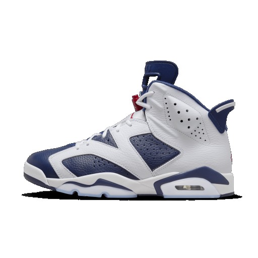 Air Jordan 6 Retro 'White and Midnight Navy' herenschoenen - Wit