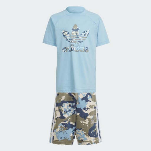 Adidas Camo Short T-shirt Set