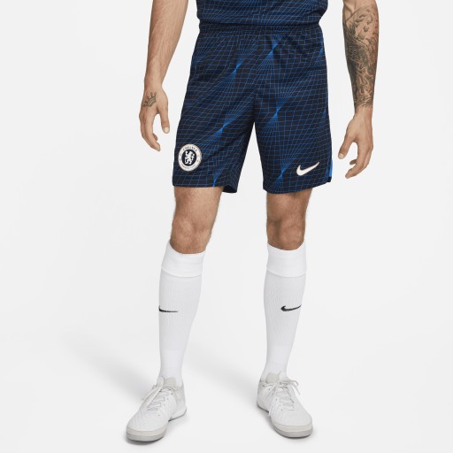 Chelsea FC 2023/24 Stadium Uit Nike Dri-FIT voetbalshorts voor heren - Blauw