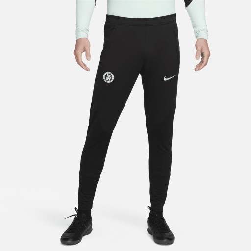 Chelsea FC Strike Derde Nike Dri-FIT knit voetbalbroek voor heren - Zwart