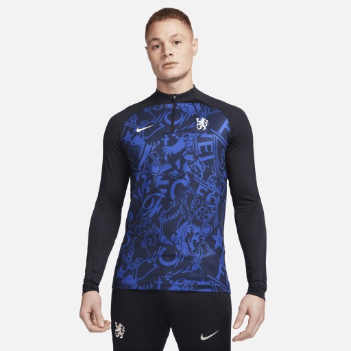 Chelsea FC Strike Nike Dri-FIT voetbaltrainingstop voor heren - Blauw