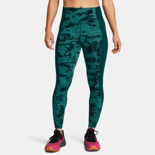 Dameslegging Project Rock Let's Go Printed Ankle Coastal Teal / Zwart / Silt L