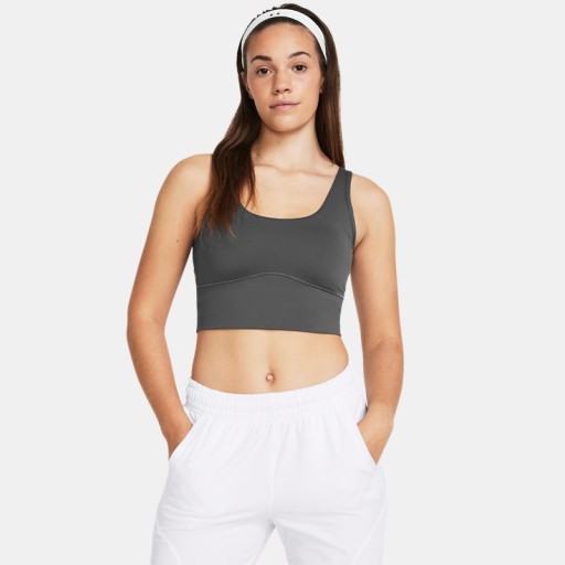 Damestanktop Under Armour Meridian Fitted Crop Castlerock / Castlerock M