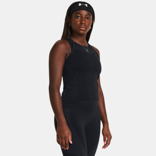 Damestanktop Under Armour Vanish Elite Seamless Zwart / Iridescent L