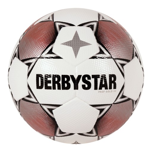 Derbystar Prof Gold III Voetbal Maat 5 Wit Roze Goud