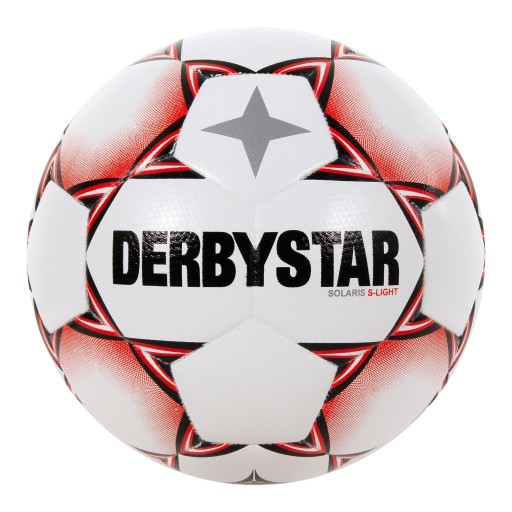 Derbystar Solaris S-Light Voetbal Kids Wit Rood