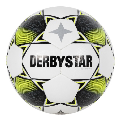 Derbystar Solitär II Voetbal Maat 5 Wit Geel Zwart