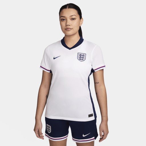 Engeland (herenelftal) 2024/25 Stadium Thuis Nike Dri-FIT replica-voetbalshirt voor dames - Wit