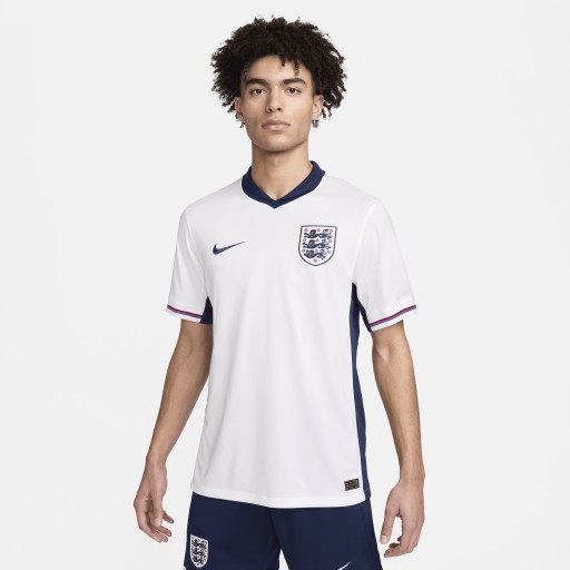 Engeland (herenelftal) 2024/25 Stadium Thuis Nike Dri-FIT replica voetbalshirt voor heren - Wit