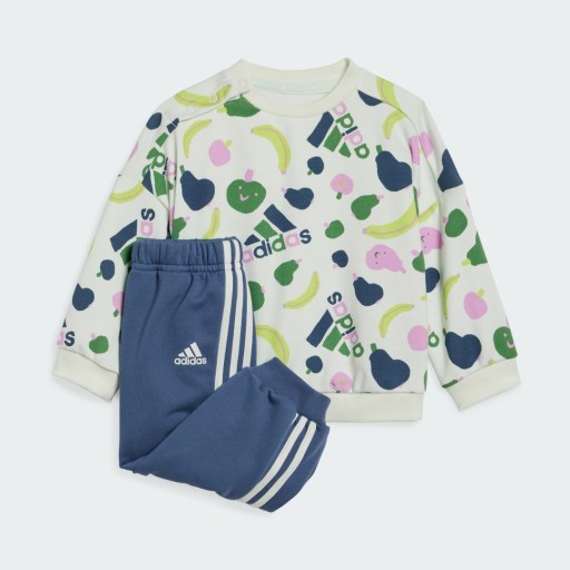 Adidas Essentials Allover Print Joggingpak Kids