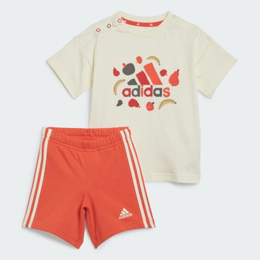 Adidas Essentials Allover Print T-shirt Set Kids