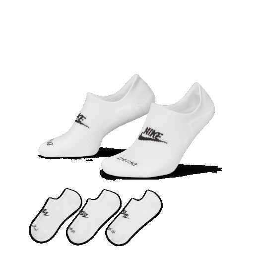 Everyday Plus Cushioned Nike Footie sokken - Wit