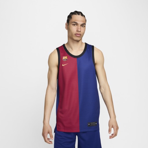 FC Barcelona 2024 Thuis Nike Dri-FIT replicabasketbaljersey voor heren - Blauw