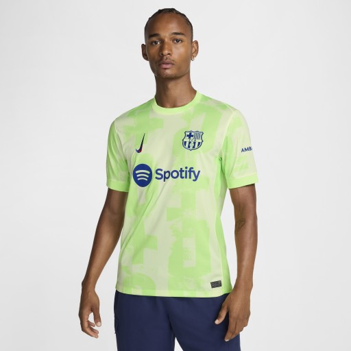 FC Barcelona 2024/25 Stadium Derde Nike Dri-FIT replicavoetbalshirt voor heren - Geel