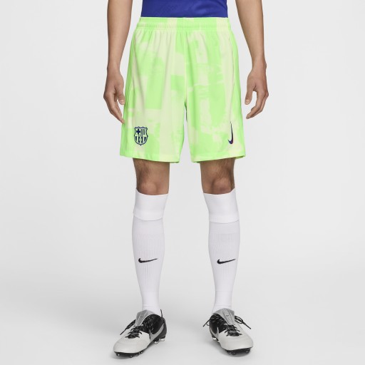 FC Barcelona 2024/25 Stadium Derde Nike Dri-FIT replicavoetbalshorts voor heren - Geel