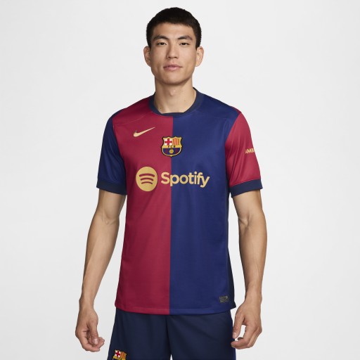 FC Barcelona 2024/25 Stadium Thuis Nike Dri-FIT replicavoetbalshirt voor heren - Blauw