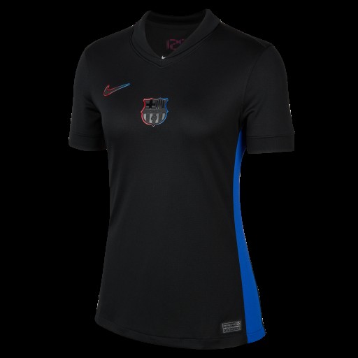 FC Barcelona 2024/25 Stadium Uit Nike Dri-FIT replicavoetbalshirt voor dames - Zwart