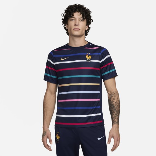 FFF Academy Pro Thuis Nike Dri-FIT warming-uptop voor heren - Blauw