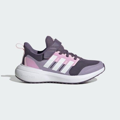 Adidas FortaRun 2.0 Cloudfoam Schoenen met Elastische Veters en Klittenband