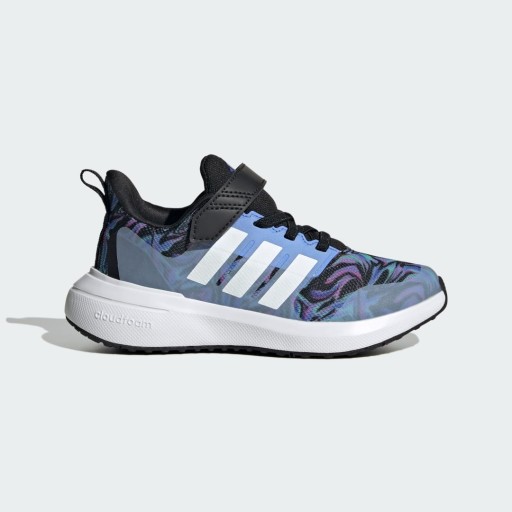 Adidas FortaRun 2.0 Cloudfoam Schoenen met Elastische Veters en Klittenband