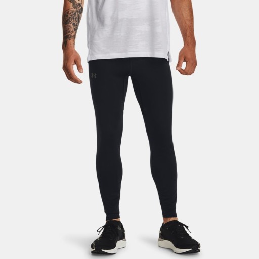 Herentights Under Armour QUnder Armourlifier Elite Zwart / Staal / Reflecterend S