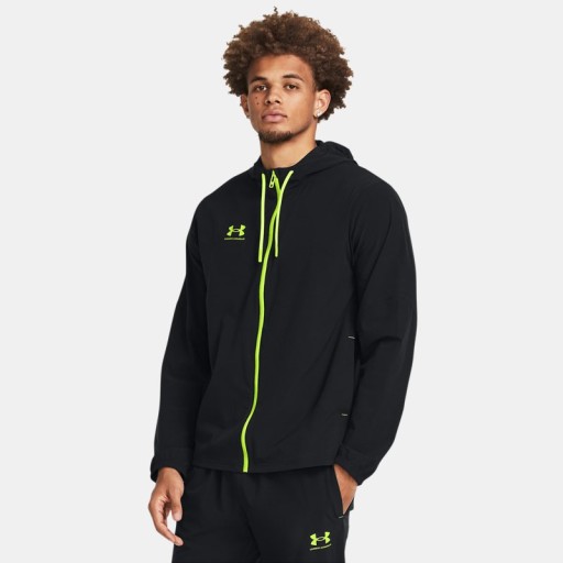 Herentrainingspak Under Armour Challenger Pro Zwart / High Vis Geel