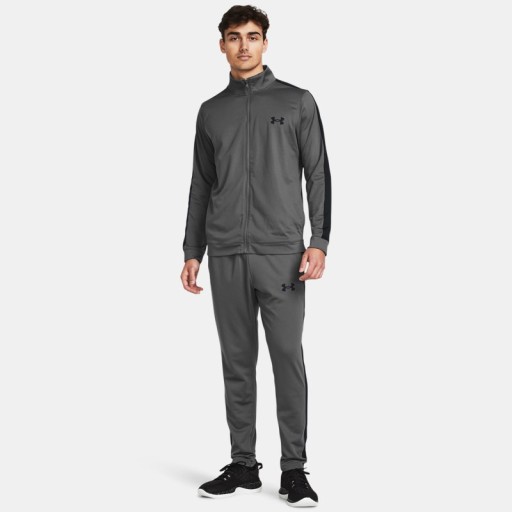 Herentrainingspak Under Armour Knit Castlerock Zwart