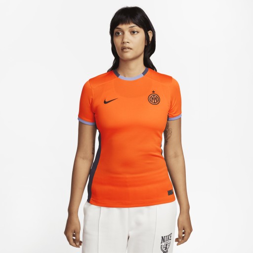 Inter Milan 2023/24 Stadium Derde Nike Dri-FIT voetbalshirt voor dames - Oranje