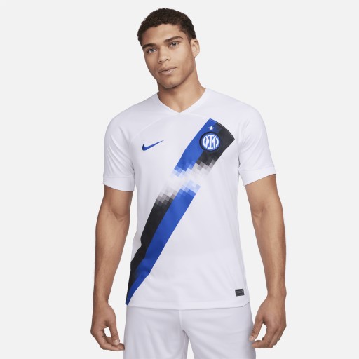 Inter Milan 2023/24 Stadium Uit Nike Dri-FIT voetbalshirt voor heren - Wit