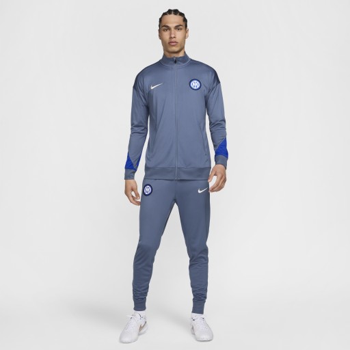 Inter Milan Strike Nike Dri-FIT knit voetbaltrainingspak voor heren - Blauw