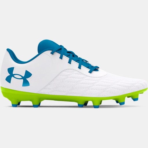 Under Armour Magnetico Select 3 FG Jr. Wit Jongensvoetbalschoenen