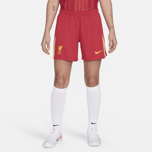 Liverpool FC 2023/24 Stadium Thuis Nike Dri-FIT replica voetbalshorts voor dames - Rood