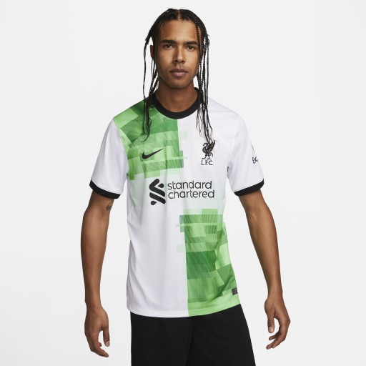 Liverpool FC 2023/24 Stadium Uit Nike Dri-FIT voetbalshirt voor heren - Wit