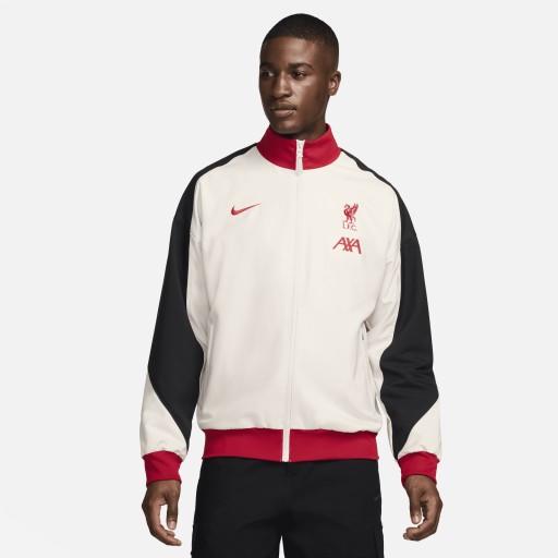 Liverpool FC Strike Nike Dri-FIT voetbaljack voor heren - Wit