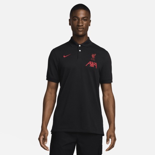 Liverpool FC The Nike Polo Nike Dri-FIT voetbalpolo voor heren - Zwart