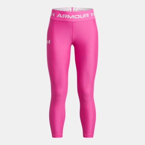 Meisjeslegging HeatGear® Ankle Crop Rebel Roze / Wit YXL (160 - 170 cm)