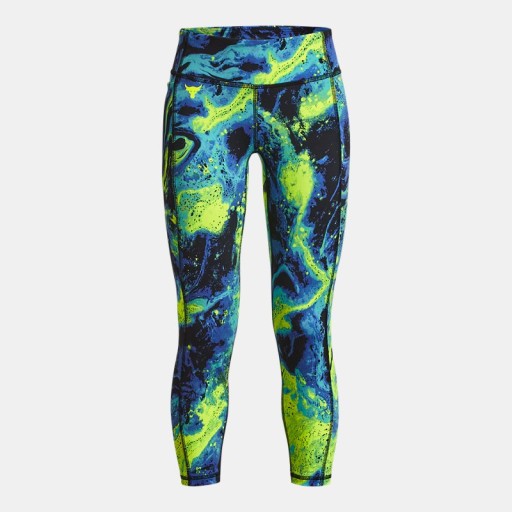 Meisjeslegging Project Rock Lets Go Printed Ankle High Vis Geel / Neptune / Electric Purper YLG (149 - 160 cm)