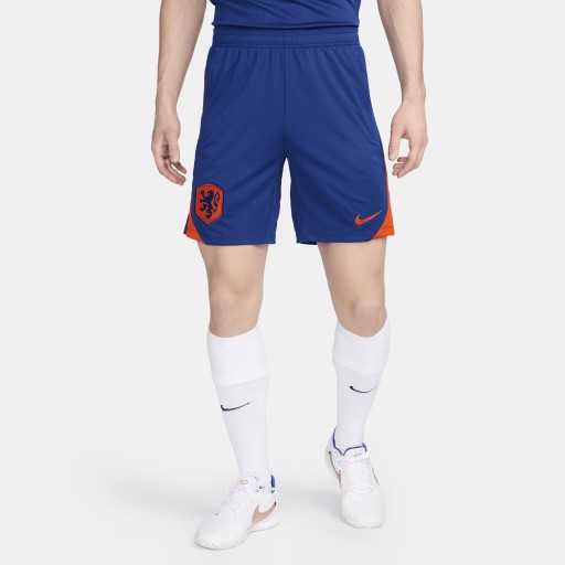 Nederland Strike Nike Dri-FIT knit voetbalshorts voor heren - Blauw