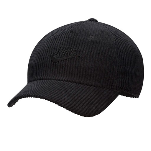 Nike Club Cap ongestructureerde pet van corduroy - Zwart