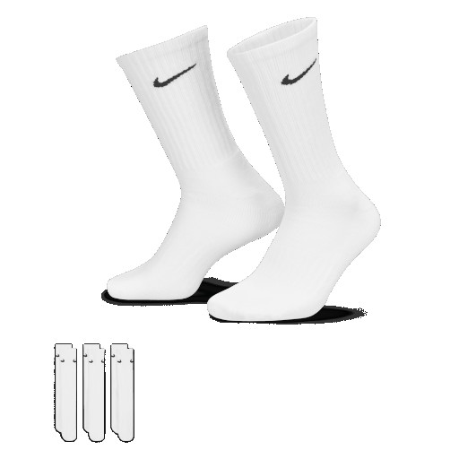 Nike Cushioned Crew trainingssokken (3 paar) - Wit