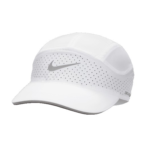 Nike Dri-FIT ADV Fly ongestructureerde reflecterende pet - Wit