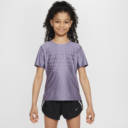 Nike Dri-FIT ADV top met korte mouwen voor meisjes - Paars