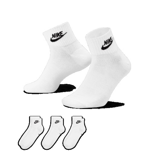 Nike Everyday Essential Enkelsokken (3 paar) - Wit