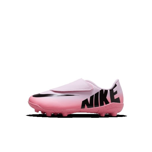 Nike Jr. Mercurial Vapor 15 Club low top voetbalschoenen voor kleuters (meerdere ondergronden) - Roze