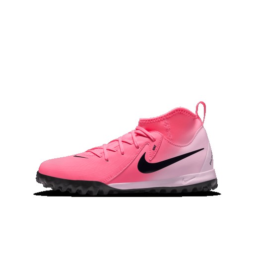 Nike Jr. Phantom Luna 2 Academy voetbalschoenen voor kleuters/kids (turf) - Roze