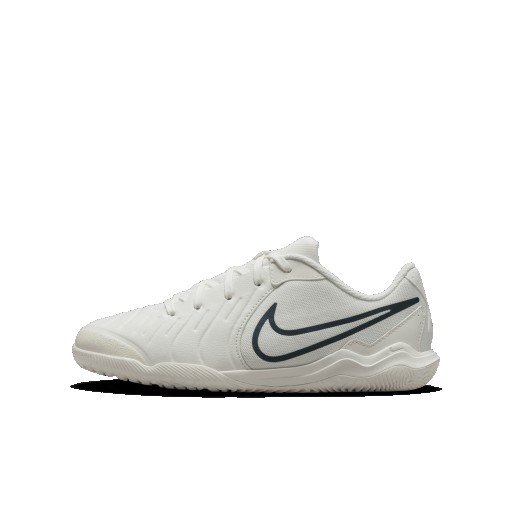 Nike Jr. Tiempo Pearl Legend 10 Academy zaalvoetbalschoenen voor kleuters/kids - Wit