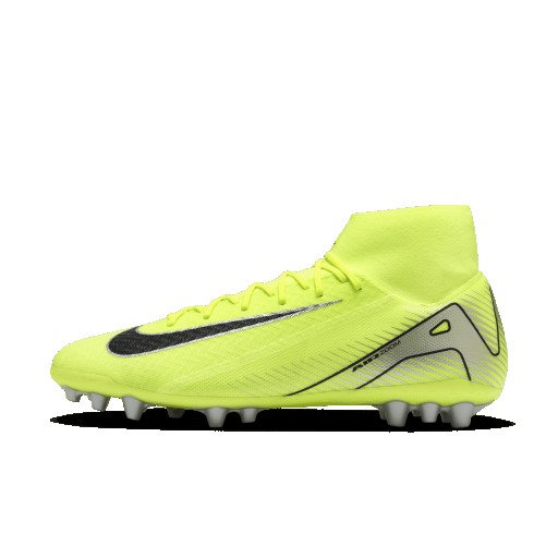 Nike Mercurial Superfly 10 Academy high-top voetbalschoenen (kunstgras) - Geel