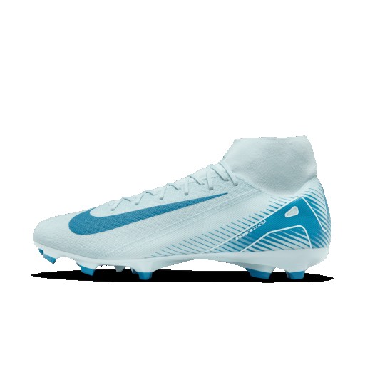 Nike Mercurial Superfly 10 Academy high top voetbalschoenen (meerdere ondergronden) - Blauw