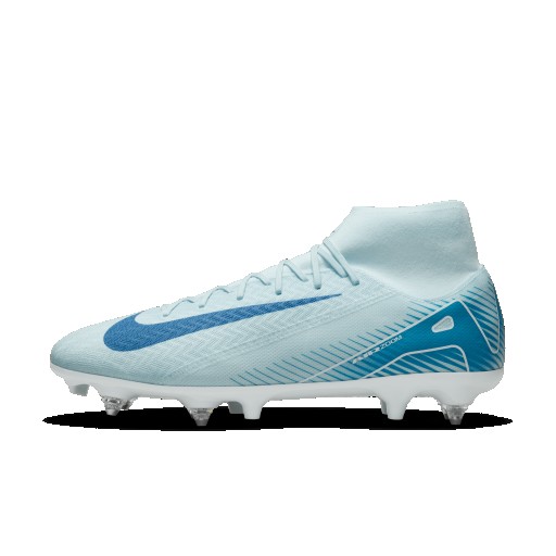 Nike Mercurial Superfly 10 Academy SG-Pro high top voetbalschoenen - Blauw